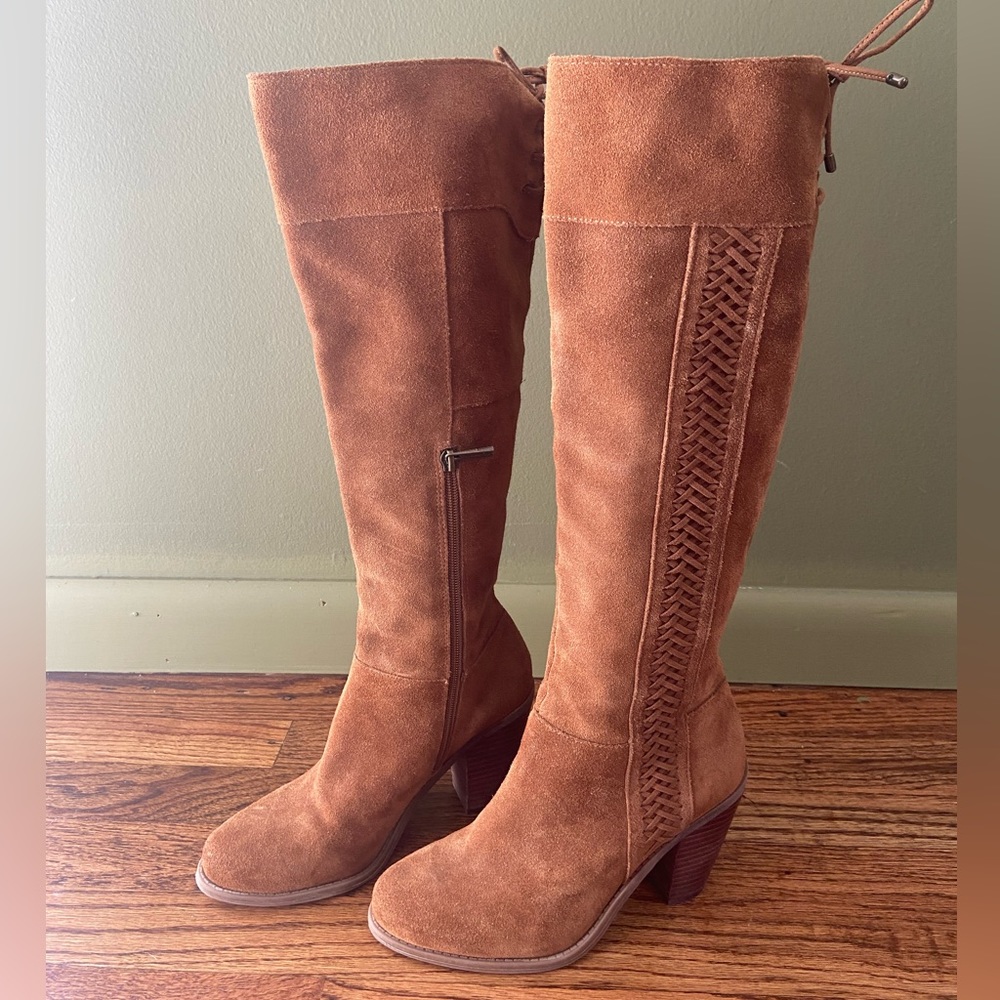 Jessica Simpson Ciarah Suede Leather Boho Boots size 7